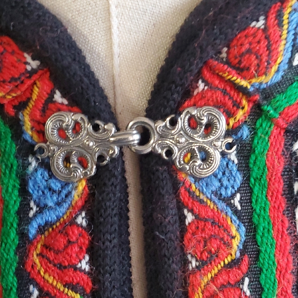 Dale of Norway Black With Multi Colored    Sweater with Nordic Elegance - Picture 6 of 15